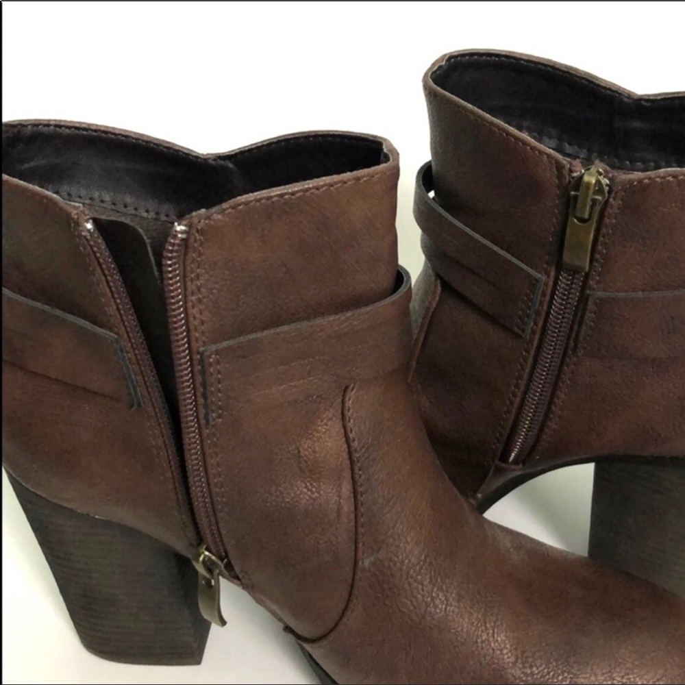 Final Price! XAppeal Brown Vegan Booties - Picture 7 of 7